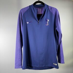 Nike Tottenham Spurs Football Soccer 1/4 Zip